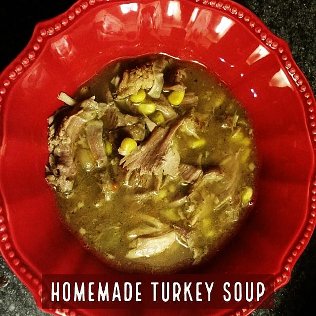 Recipe:  Homemade Turkey Soup