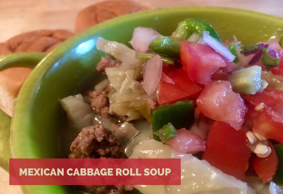 Recipe: Mexican Cabbage Rolls Soup