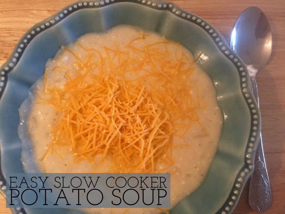 Recipe:  Crockpot Potato Soup