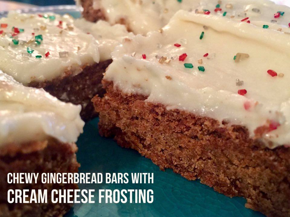 ​Holiday Recipes - Chewy Gingerbread Bars