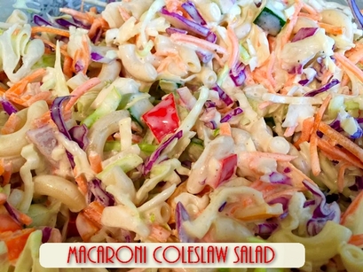 Recipe: Macaroni Coleslaw Salad