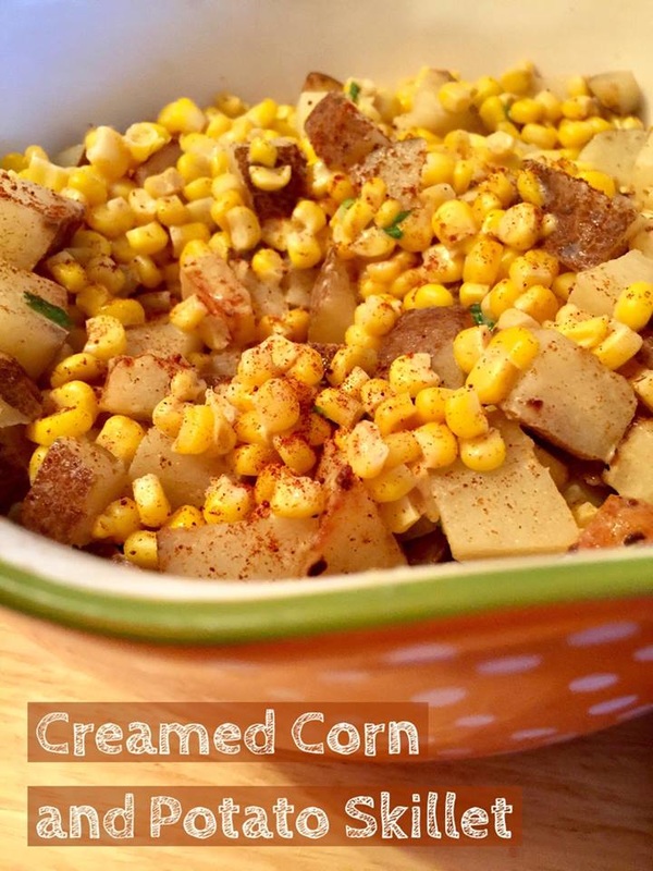 Recipe:  Creamed Corn and Potato Skillet