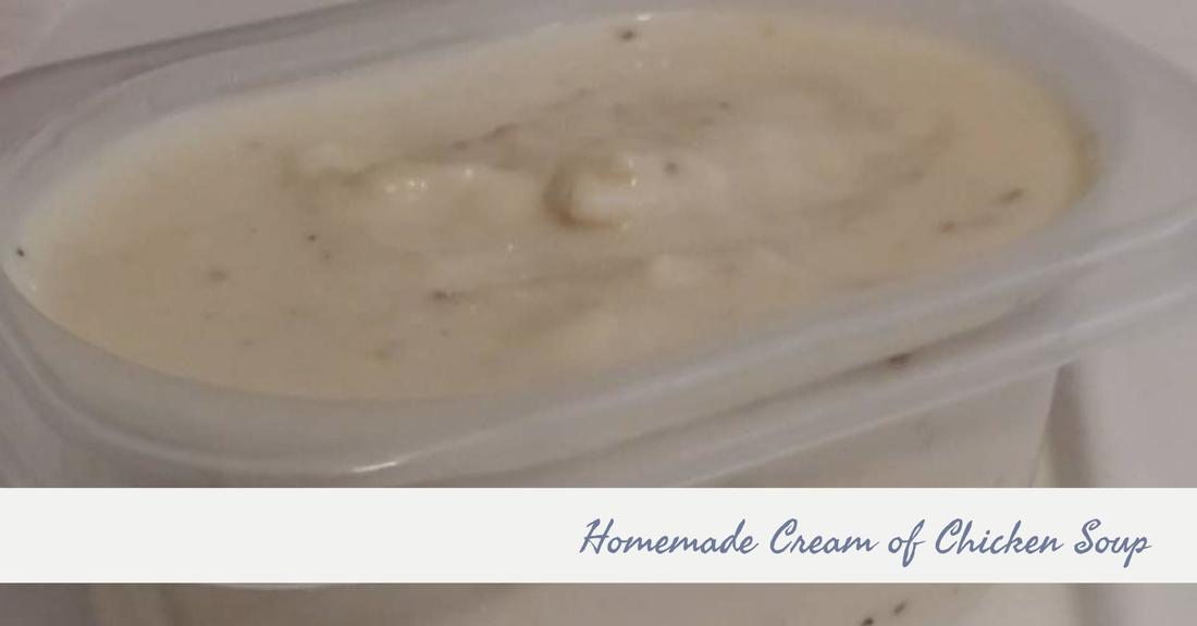 Frugal Fridays - Homemade Cream of Chicken Soup