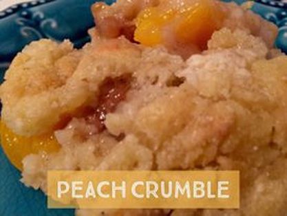 Recipe:  Peach Crumble