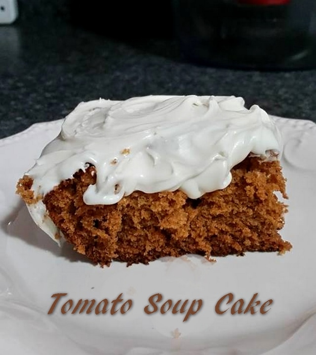 Recipe:  Tomato Soup Cake